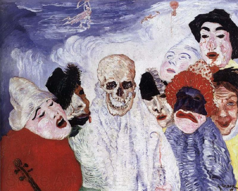 James Ensor Death and the Masks Spain oil painting art